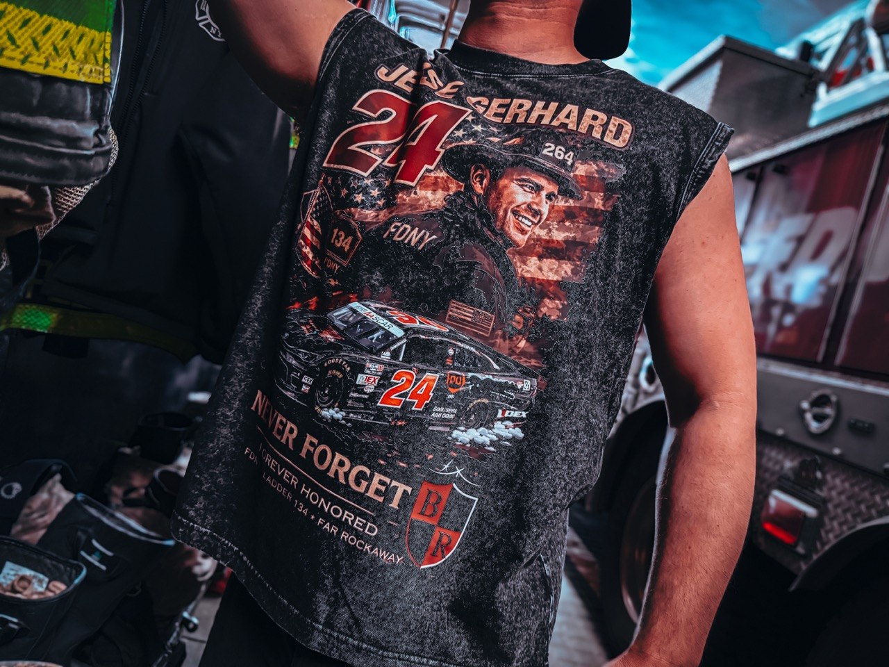Talladega Collection lifestyle — garage